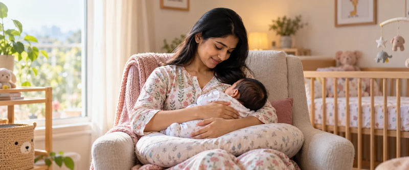 Breastfeeding Positions and Latch: A Guide for New Mothers in India