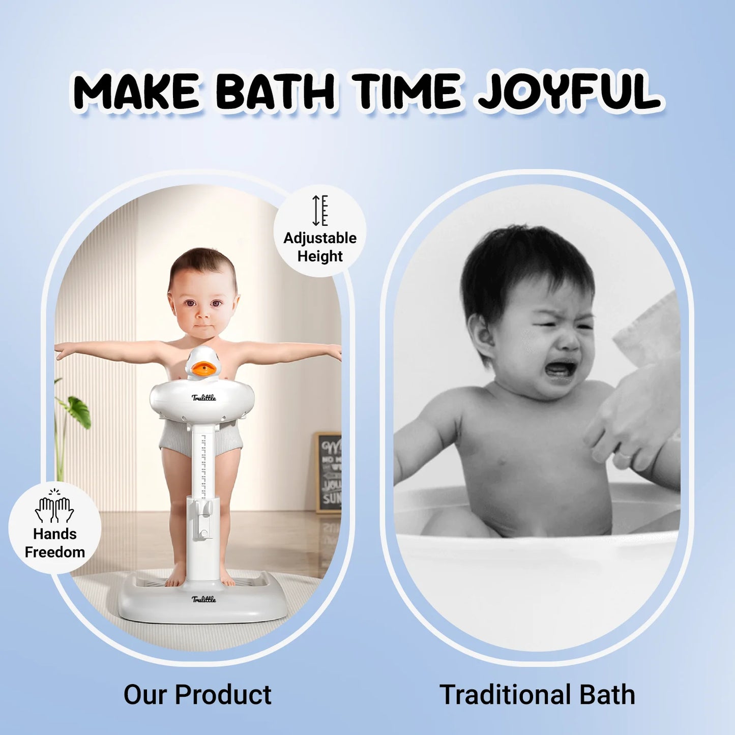 Adjustable Baby Bath Stand
